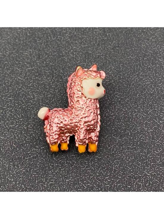 Jewelry - Cute Pink Llama Alpaca Enamel Pin Brooch